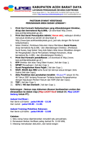 Syarat Verifikasi Perusahaan - LPSE Kabupaten Aceh Barat Daya