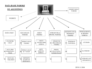 data base paroki st. agustinus