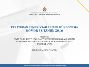 peraturan pemerintah republik indonesia nomor 38 tahun 2016