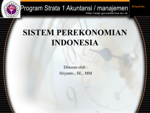 SISTEM PEREK. INDONESIA.