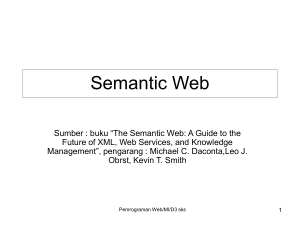 pengantar Semantic Web
