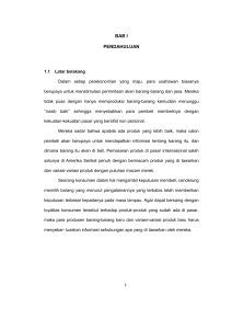 BAB I - Repository | UNHAS