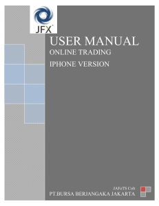 Manual Book Online Trading Iphone Version