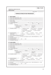 257 Kode . F-2.19 - Disdukcapil Kota Banda Aceh