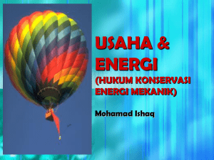 USAHA dan ENERGI - Kuliah Online UNIKOM