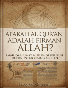 Apakah Al-Quran adalah Firman Allah? (Indonesian)