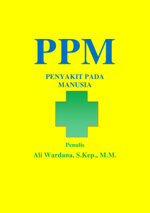 PENYAKIT PADA MANUSIA Ali Wardana, S.Kep., M.M.