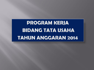 Program Bidang Kepegawaian - SMK