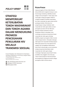 Chapter Policy Brief.cdr - Kebijakan AIDS Indonesia