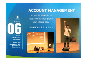 account management - Universitas Mercu Buana