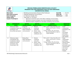 RPS KIL 413 - Riset Periklanan