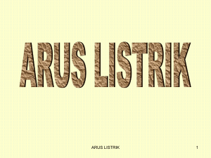 Arus Listrik - WordPress.com