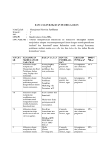 Manajeman Riset dan Periklanan Semester