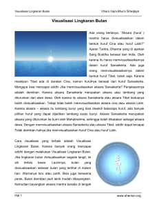 Visualisasi Lingkaran Bulan - Vihara Vajra Bhumi Sriwijaya
