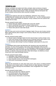 UN 2013 Bahasa Indonesia SMP Simpulan