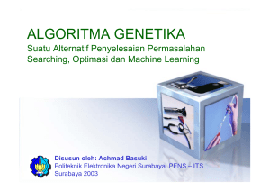 algoritma genetika - Achmad Basuki - Politeknik Elektronika Negeri
