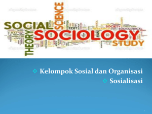 5 TM – Kelompok Sosial, Institusi Sosial (sosiologi desain)