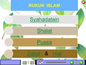 Rukun Islam - Pesantren EnterMedia Online