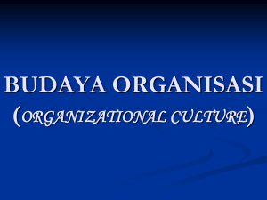 Pembentukan Budaya Organisasi