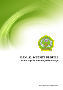 manual website profile