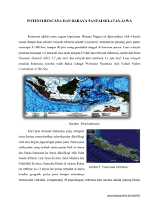 Potensi Bencana dan Bahaya Pantai Selatan Jawa. Darus Hidayat