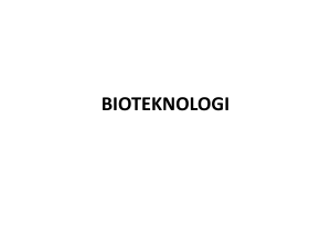 BIOTEKNOLOGI