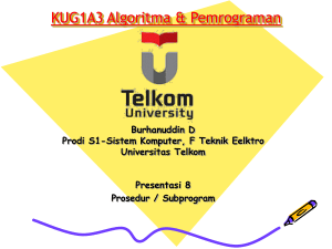 Prosedur - Telkom University
