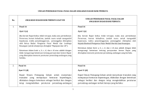 Rapat Umum Pemegang Saham untuk menyetujui transaksi yang