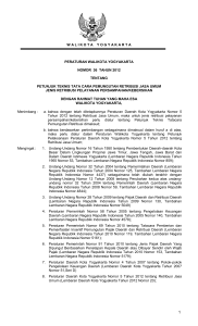 nomor 36 tahun 2012 - Bagian Hukum Kota Yogyakarta