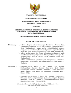 uraian tugas - Website Resmi Pemerintah Kota Tanjungbalai