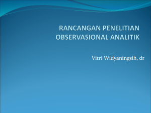 rancangan penelitian observasional analitik