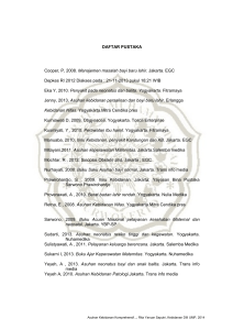 DAFTAR PUSTAKA Cooper, P, 2008. Manajemen masalah bayi