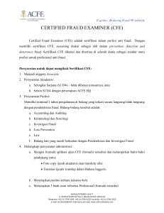 certified fraud examiner (cfe)