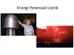Energi Potensial Listrik dan Beda Potensial Listrik