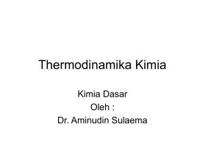 Thermodinamika Kimia