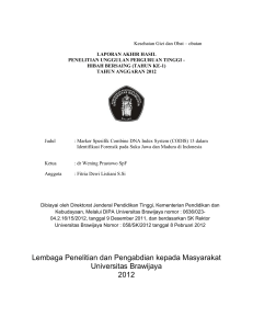CODIS - LPPM UB - Universitas Brawijaya