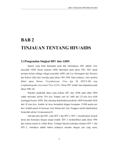 BAB 2 TINJAUAN TENTANG HIV/AIDS