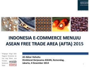 indonesia e-commerce menuju asean free trade area (afta