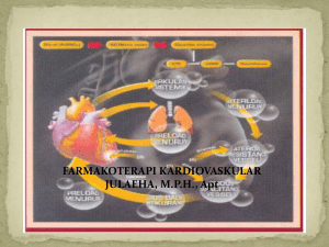 farmakoterapi sistem kardiologi