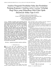 Analisis Pengaruh Perubahan Suhu dan Perubahan Panjang