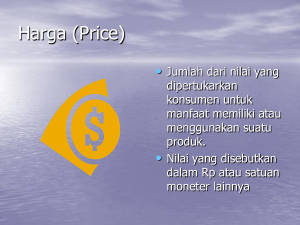 Harga (Price)