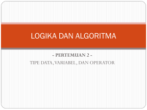 logika dan algoritma
