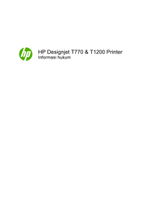 HP Designjet T770 and T1200 printer series
