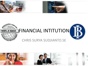 FINANCIAL INTITUTION