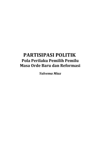 partisipasi politik - Universitas Negeri Padang Repository