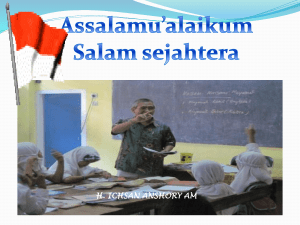 Assalamu`alaikum Salam sejahtera H. ICHSAN