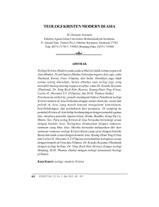5. TEOLOGI KRISTEN.pmd - Publikasi Ilmiah UMS