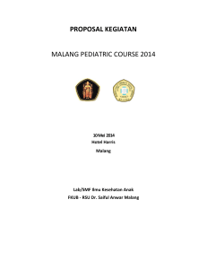 proposal kegiatan malang pediatric course 2014