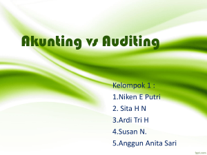 Bab 1 – Akunting vs Auditing