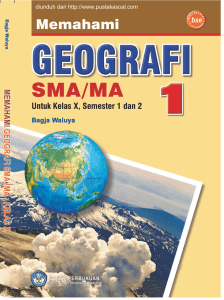 Memahami Geografi 1, Bagja Waluya, 2009